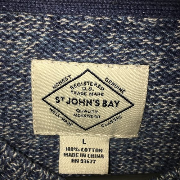 St John's Bay Sweater Size Large - Picture 2 of 2